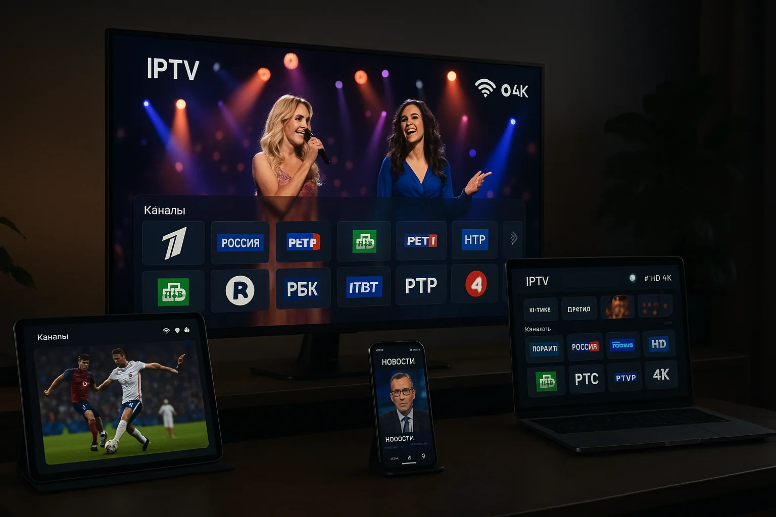 Russische IPTV App: TV Streaming auf allen Geräten