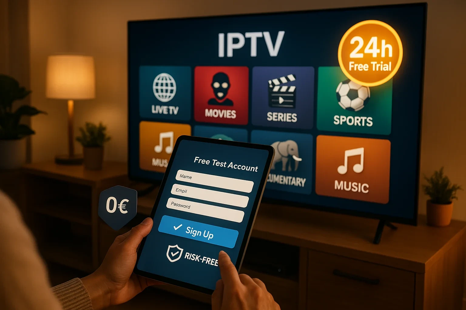 IPTV 24 Stunden Test: Kostenloser Testaccount Check