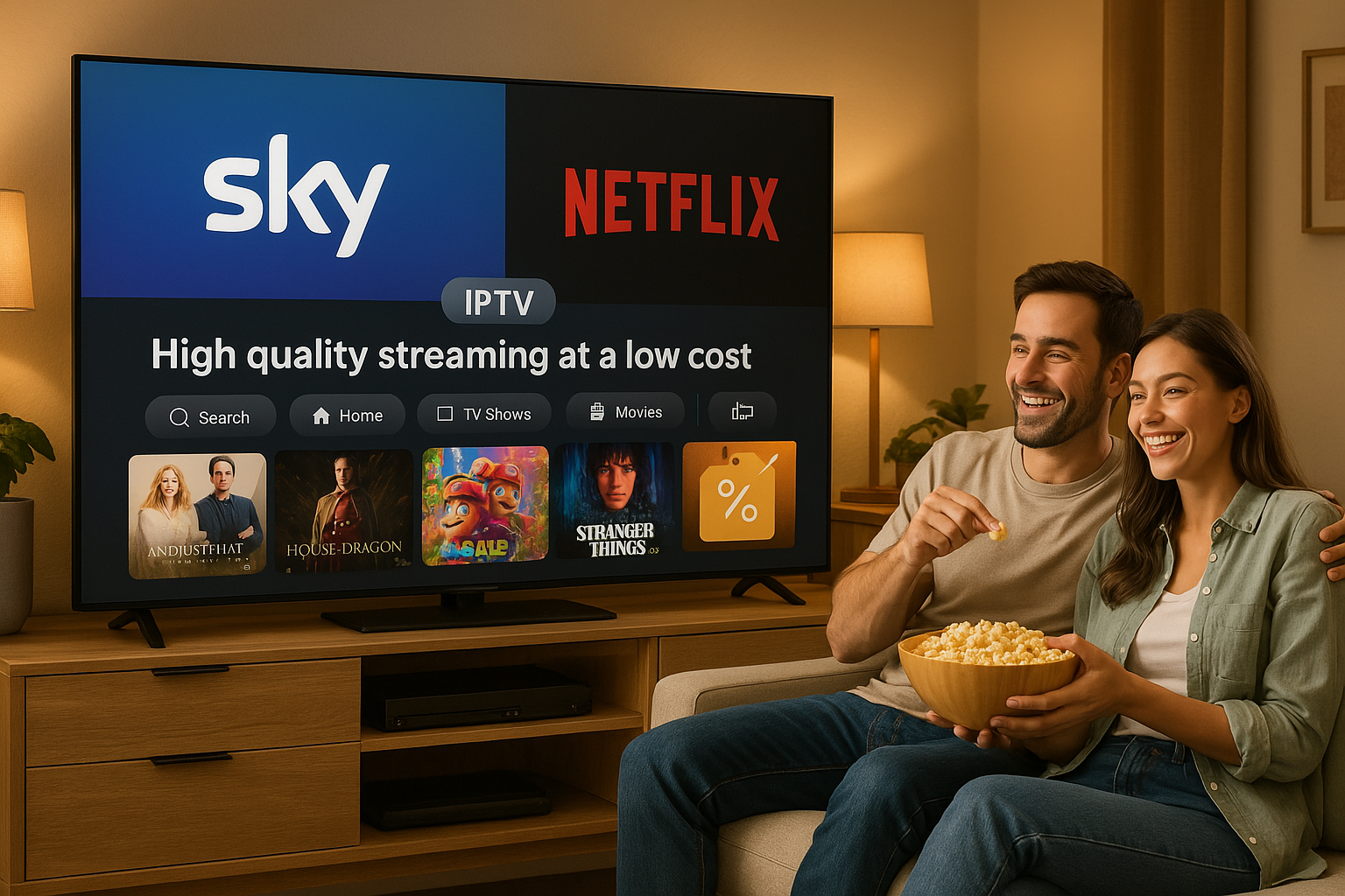 iptv sky netflix