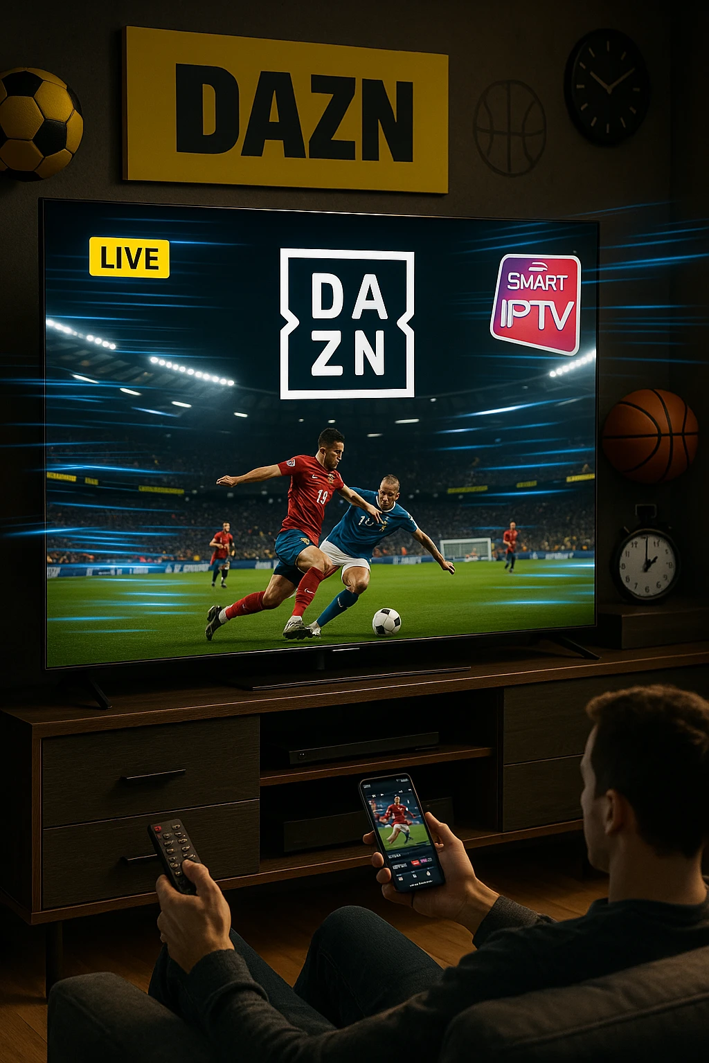 smart iptv dazn