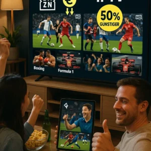 DAZN & Sky günstiger streamen mit IPTV