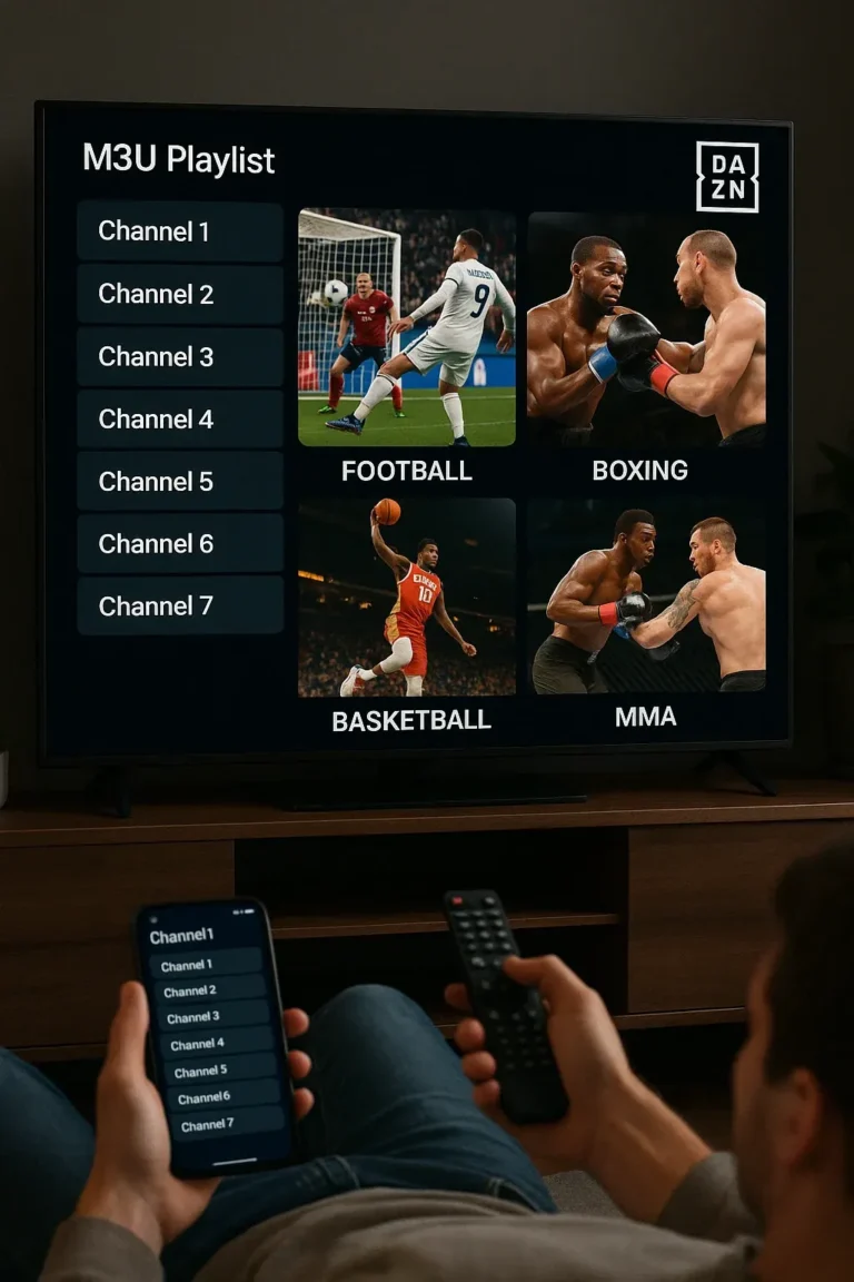m3u iptv dazn – DAZN-Sport bequem mit M3U IPTV erleben