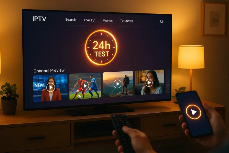 IPTV Test 24h: Kostenlos testen und sofort losstreamen