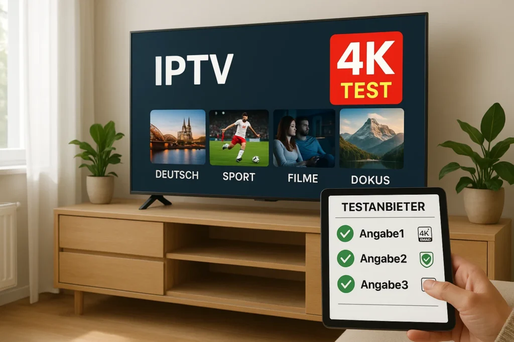 IPTV Test kostenlos 4K Deutsch