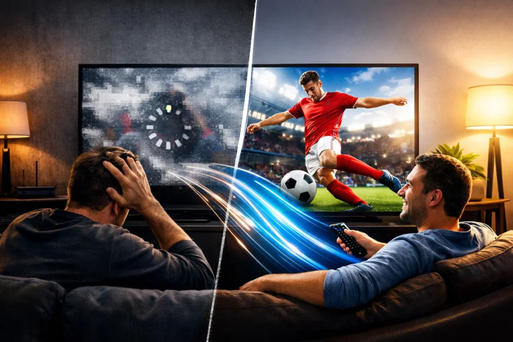 iptv bleibt immer hängen