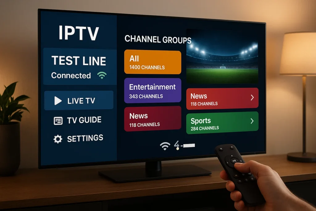 iptv test line